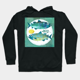 Fish on a Plate Hoodie